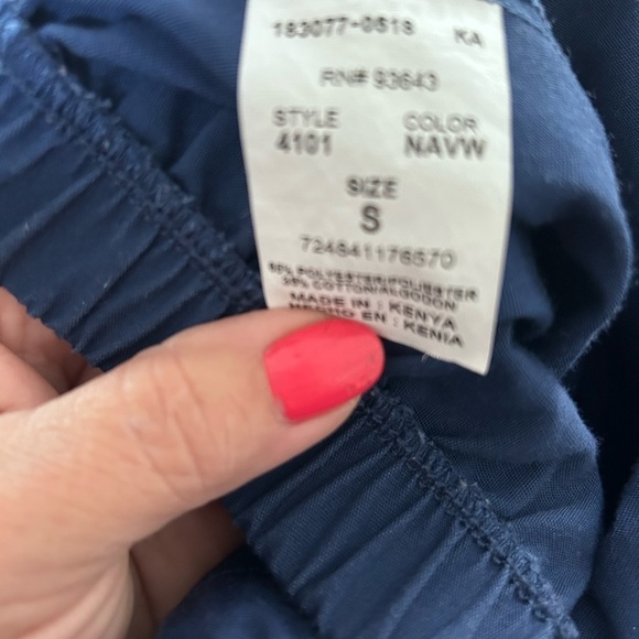 WOMEN’S Scrub Pants Size Small Blue - Picture 2 of 4